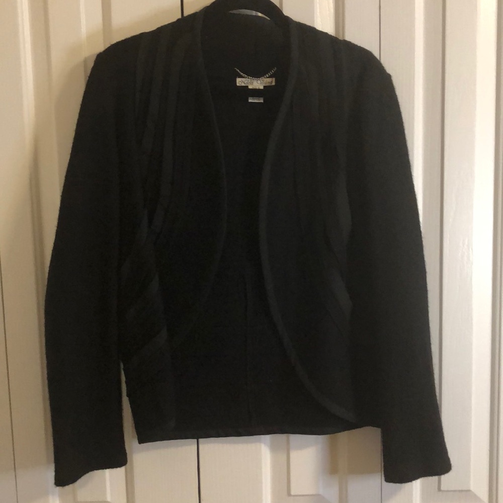 Nikki Valenti size S 100% wool short jacket